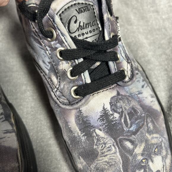 Vans Wolf Pattern Mens Size 9 Low Top Skate Shoes UltraCush Lite Rare - Picture 4 of 9